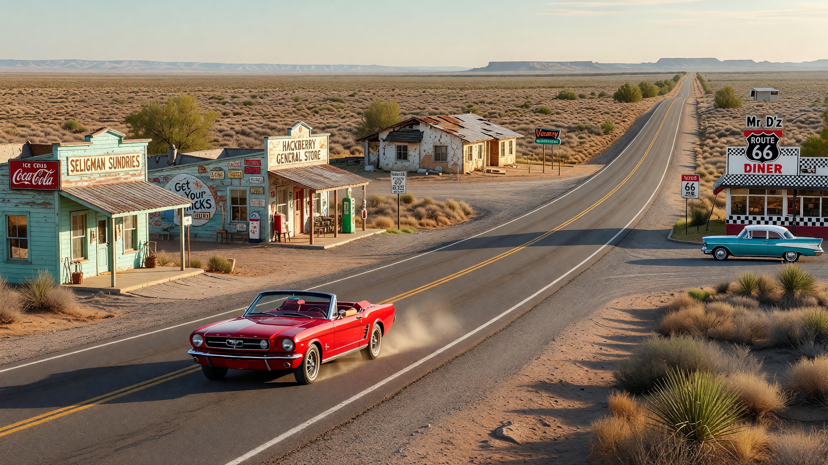 Driving Historic Route 66: Seligman to Kingman, Arizona