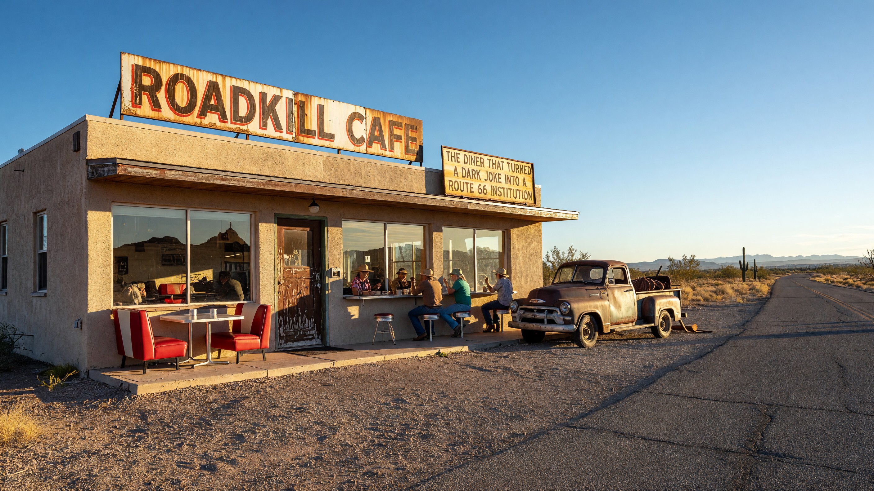 Roadkill Cafe in Seligman: The Diner That Turned a Dark Joke Into a Route 66 Institution