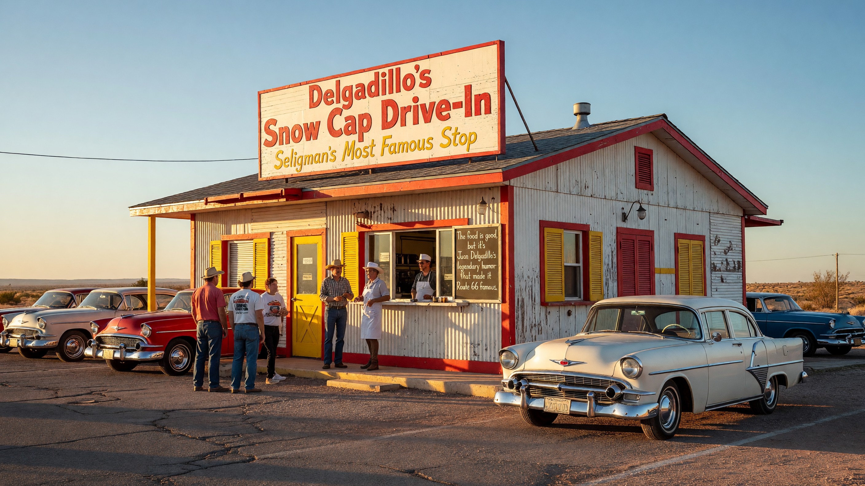 Delgadillo's Snow Cap Drive-In: Seligman's Most Famous Stop